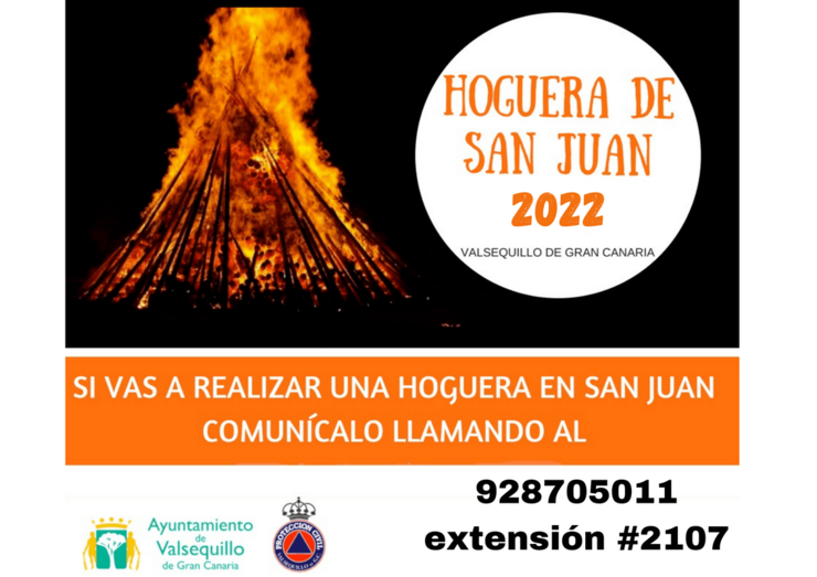 Cartel de las hogueras de San Juan/TA.